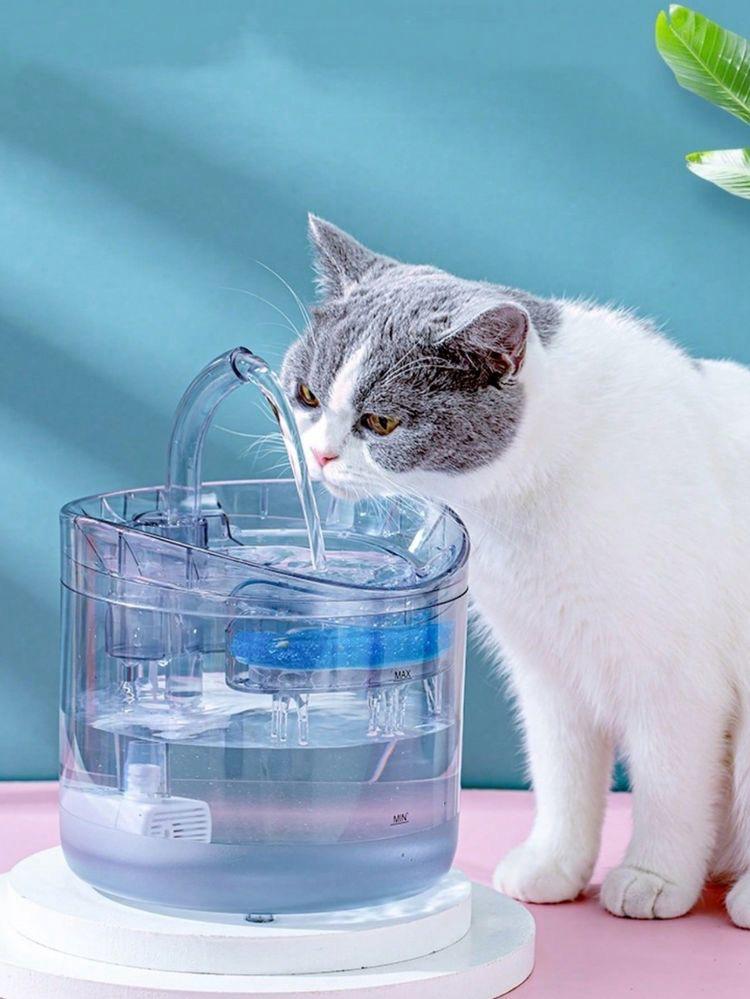 FUENTE TRANSPARENTE PARA MASCOTAS