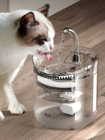 FUENTE TRANSPARENTE PARA MASCOTAS